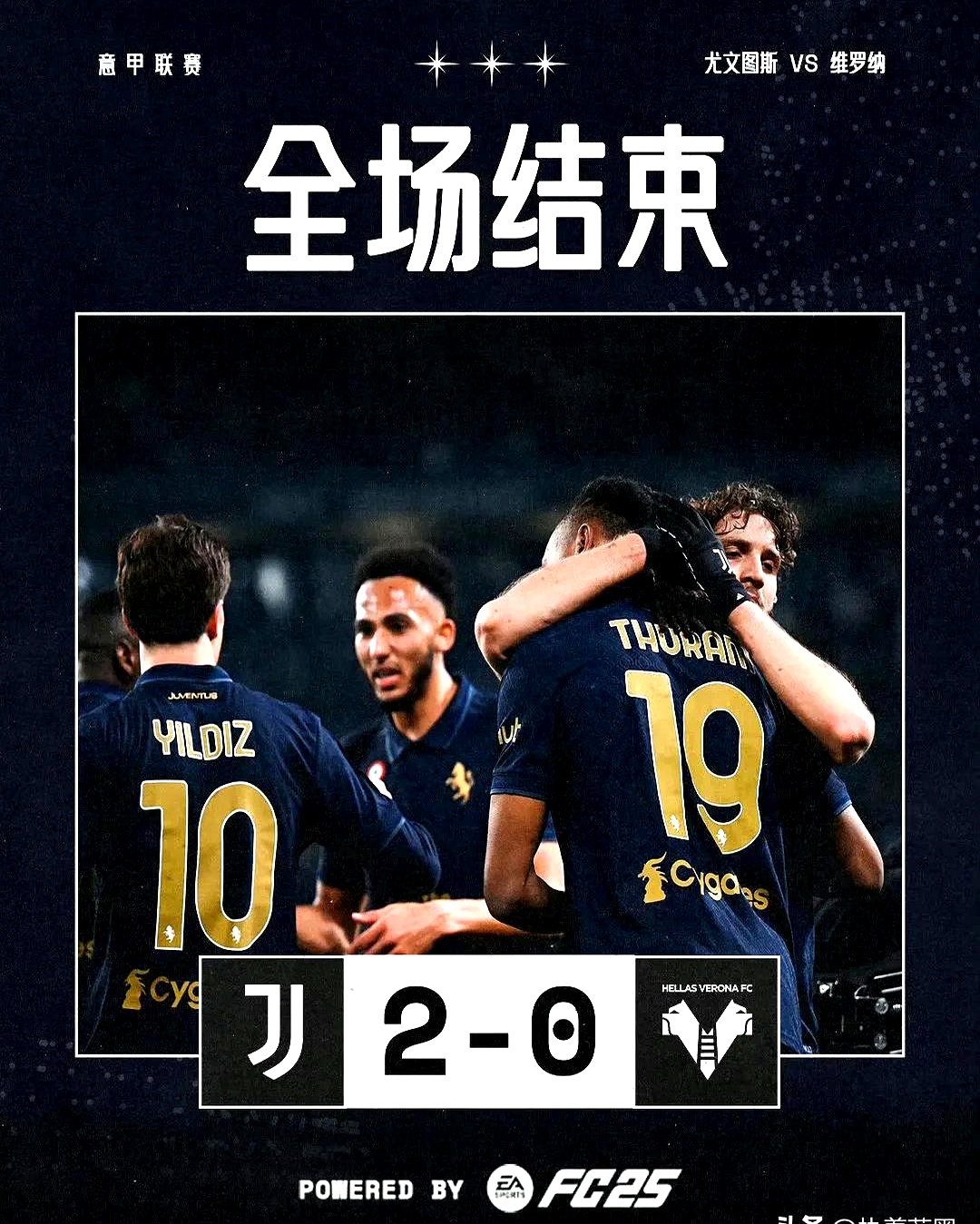 尤文图斯大胜对手，豪取晋级名额