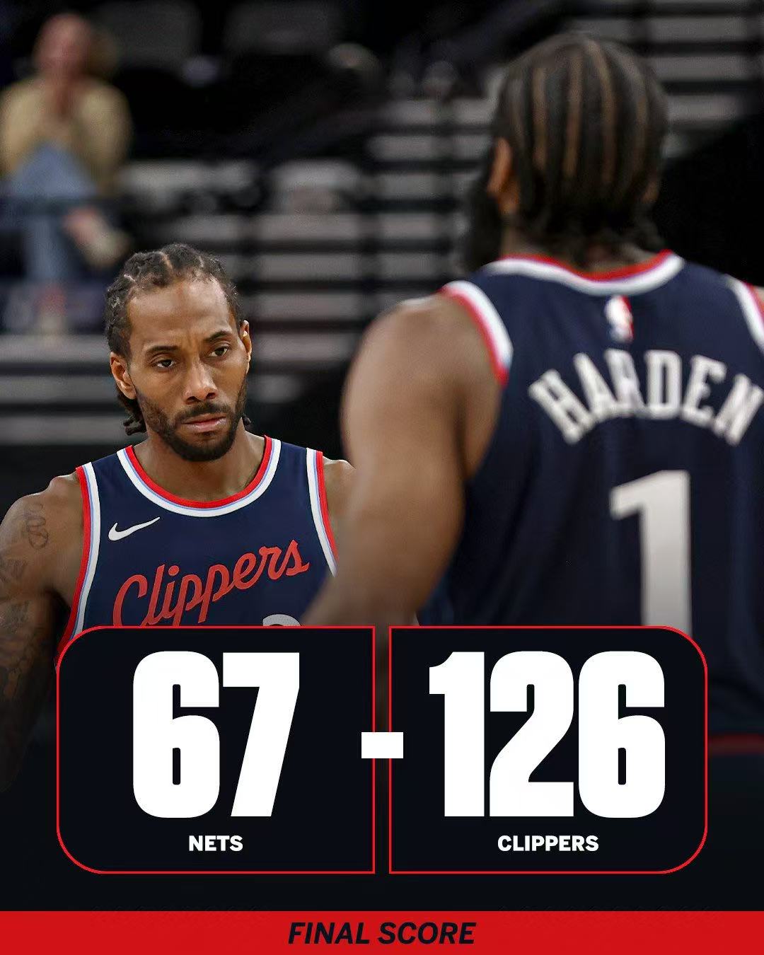 快船逆转篮网，保持胜利势头