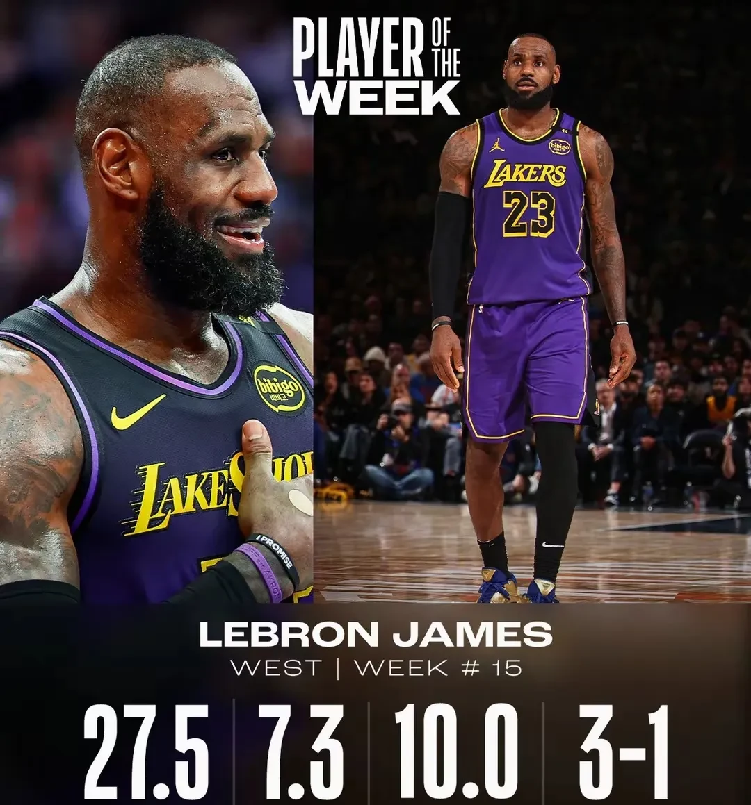 詹姆斯在骑士战胜湖人的比赛中获得了三双